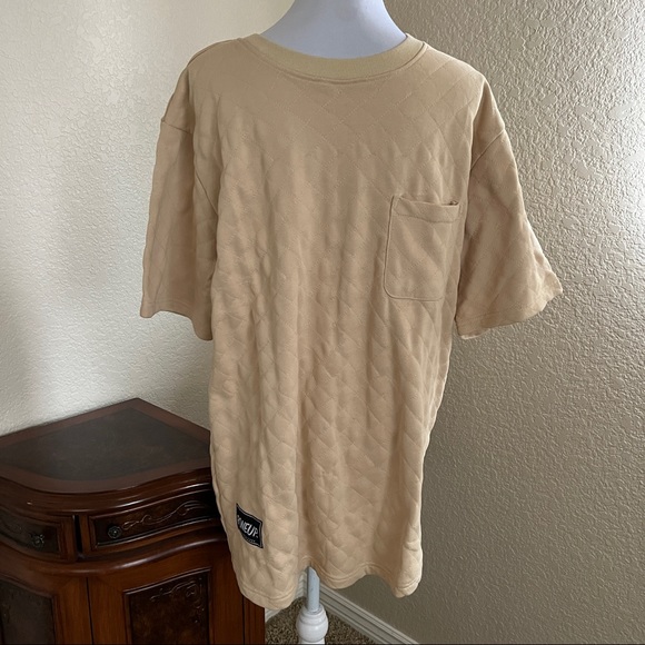 BONEUP Counterculture Quilted Stitch Pocket Tee - Picture 2 of 10